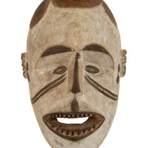 A Congo Painted Mask 20th Century affixed 3b0a7f