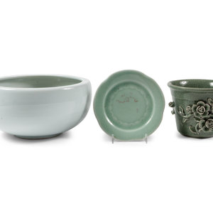 Three Asian Porcelain Wares
20th