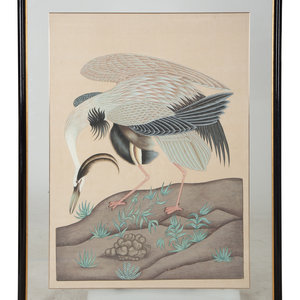 Two Chinese Paintings of Exotic Birds