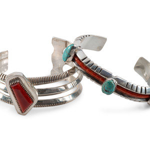 Navajo Silver Turquoise and Coral 3b0b04