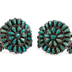 Navajo or Zuni Turquoise Cluster 3b0b1f