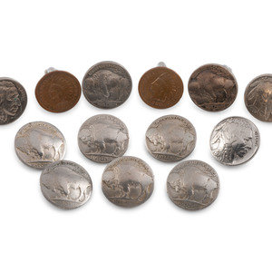 Southwestern style Coin Button 3b0b35