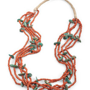 Navajo or Pueblo Five-strand Coral