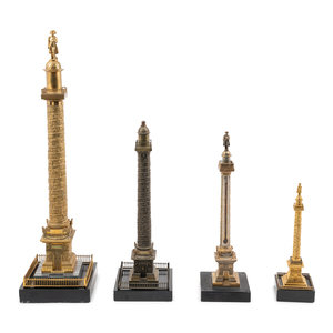 Four Bronze Models of the Colonne 3b0bbf