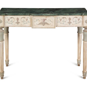 An Italian Painted Console Table
Late
