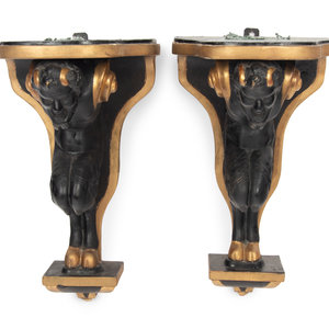 A Pair of Continental Ebonized