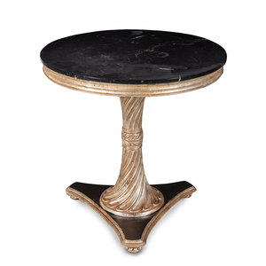 A Continental Giltwood Marble-Top