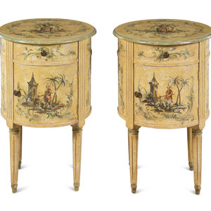 A Pair of Continental Chinoiserie