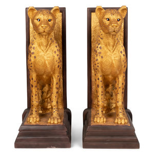 A Pair of Gilt Decorated Resin 3b0c47