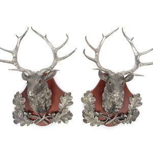 A Pair of Silvered Metal Hunting 3b0c5e
