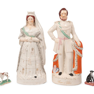 Two Staffordshire Figures Depicting