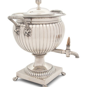 A George III Silver Tea Urn
William