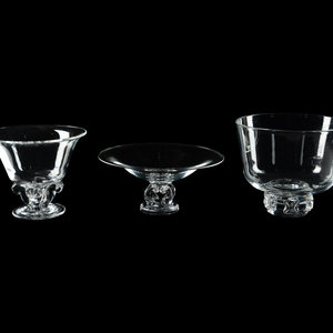 Three Steuben Glass Articles 
20th