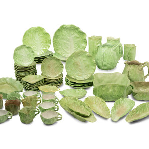 A Wannopee Lettuce Ware Service 20th 3b0cc9