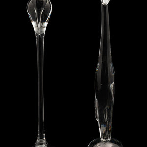 Two Steuben Glass Animal Figures 20th 3b0cc4