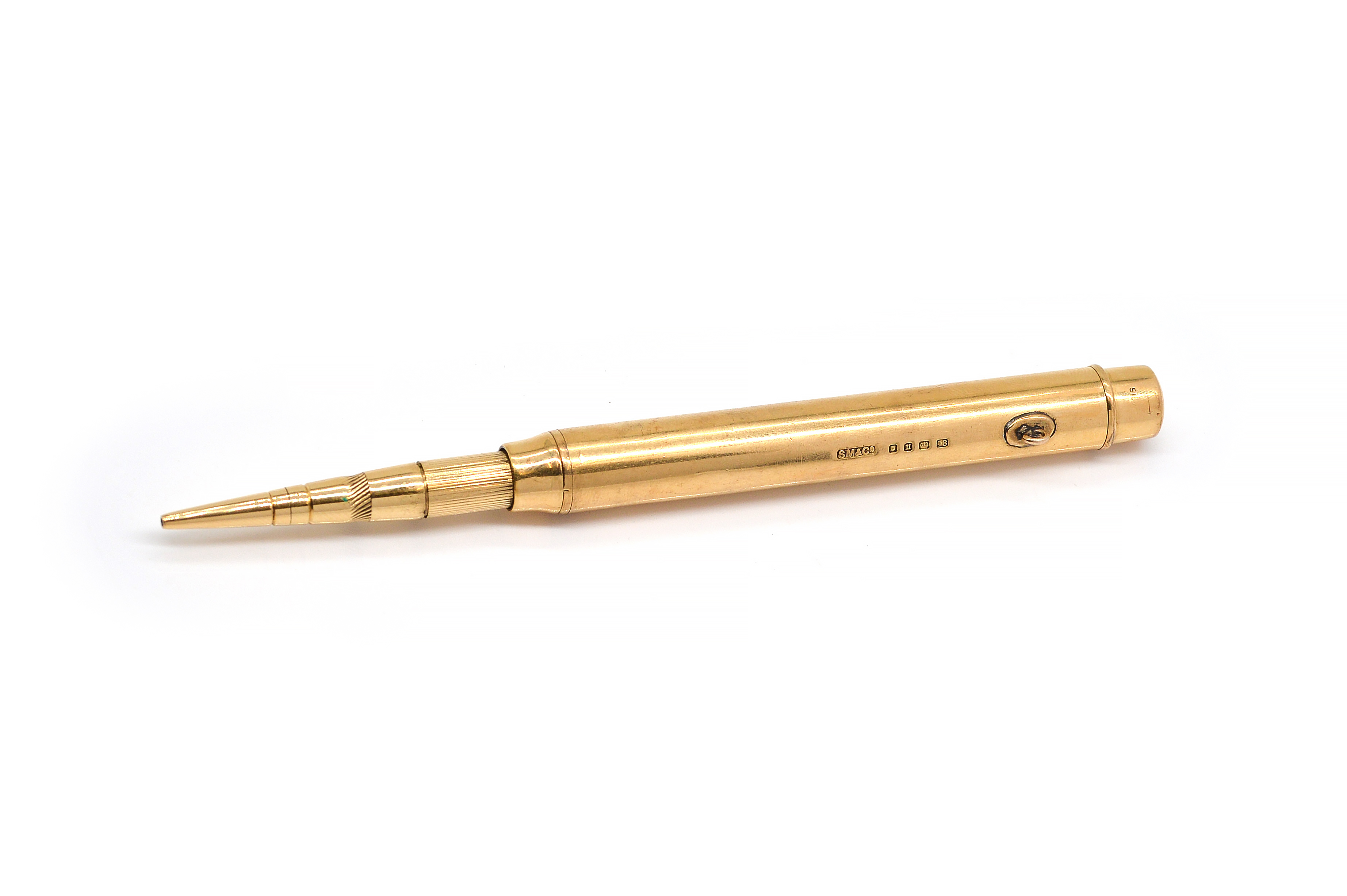 AN 18CT GOLD CASED DROP ACTION 3ae685