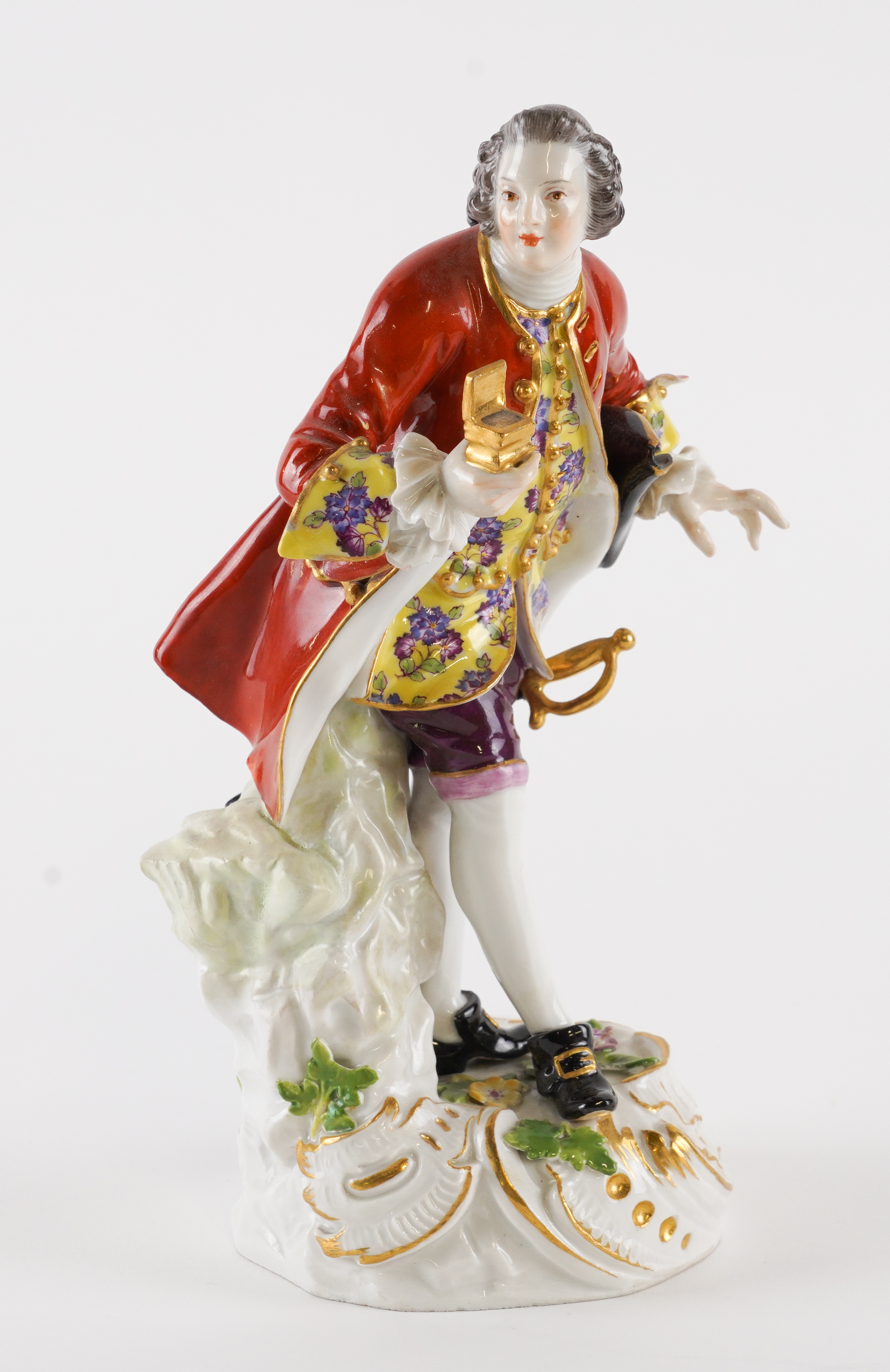 A MEISSEN FIGURE OF A GALLANT 20th