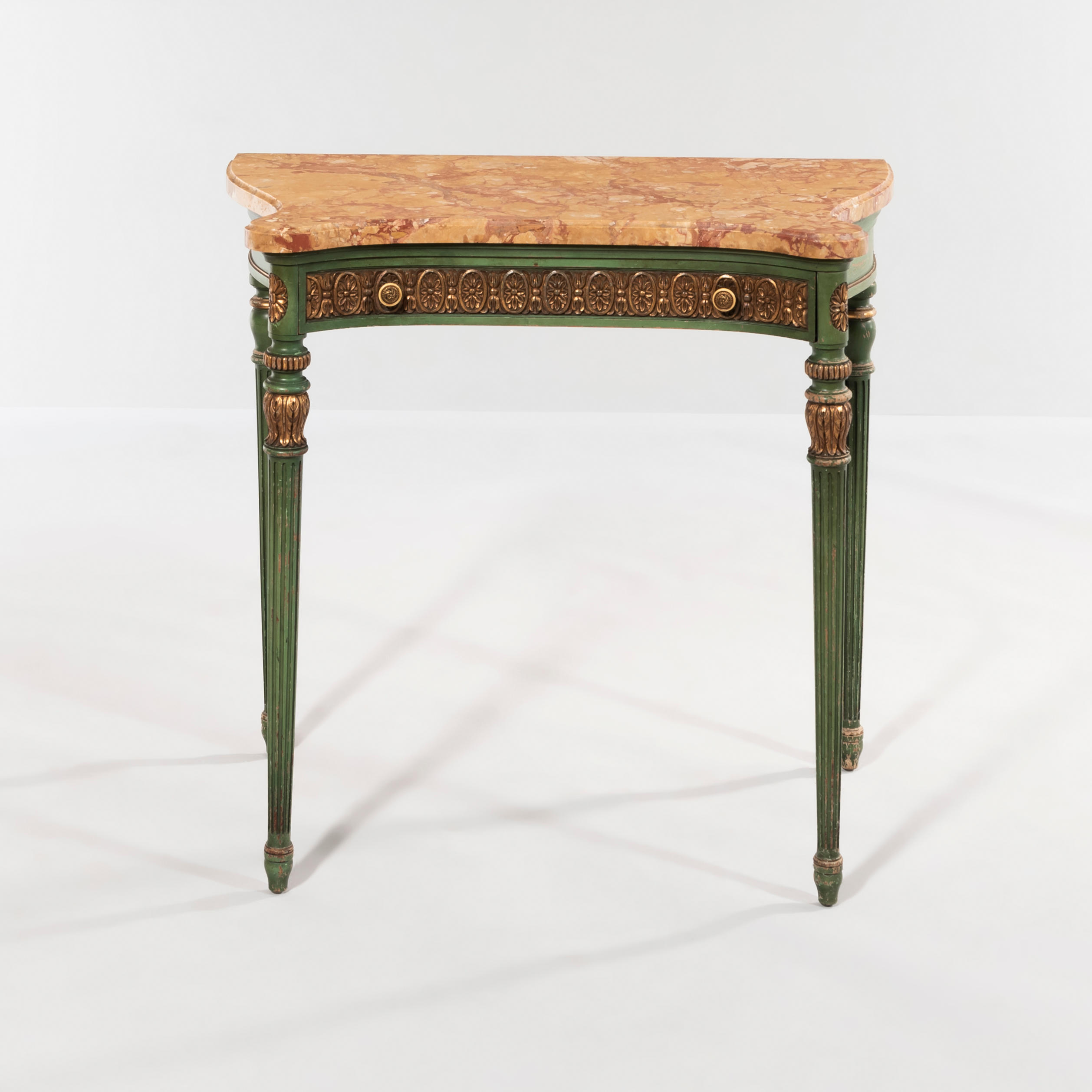 ITALIAN ROCOCO STYLE GREEN PAINTED 3ae768