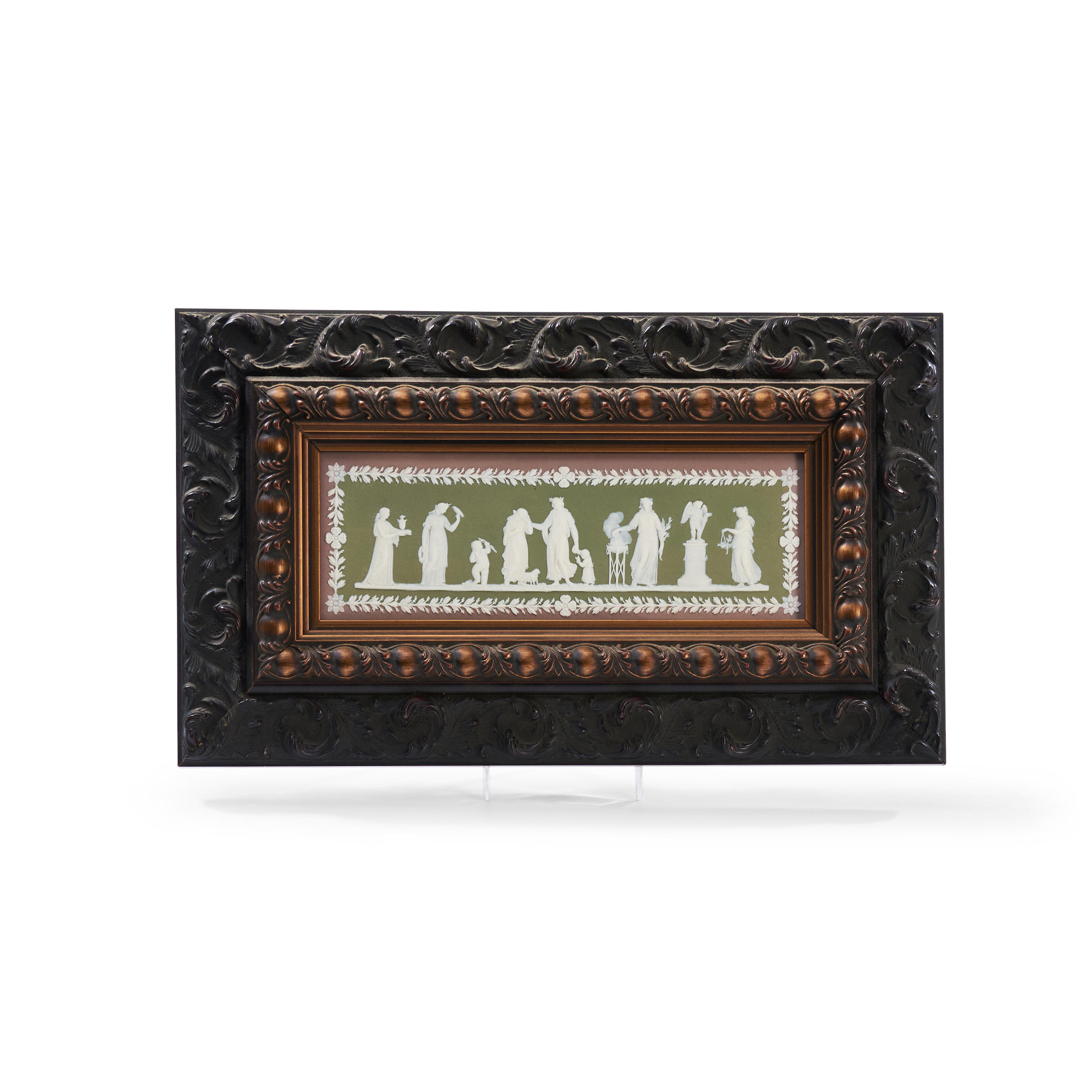 WEDGWOOD TRICOLOR JASPER DIP PLAQUE,