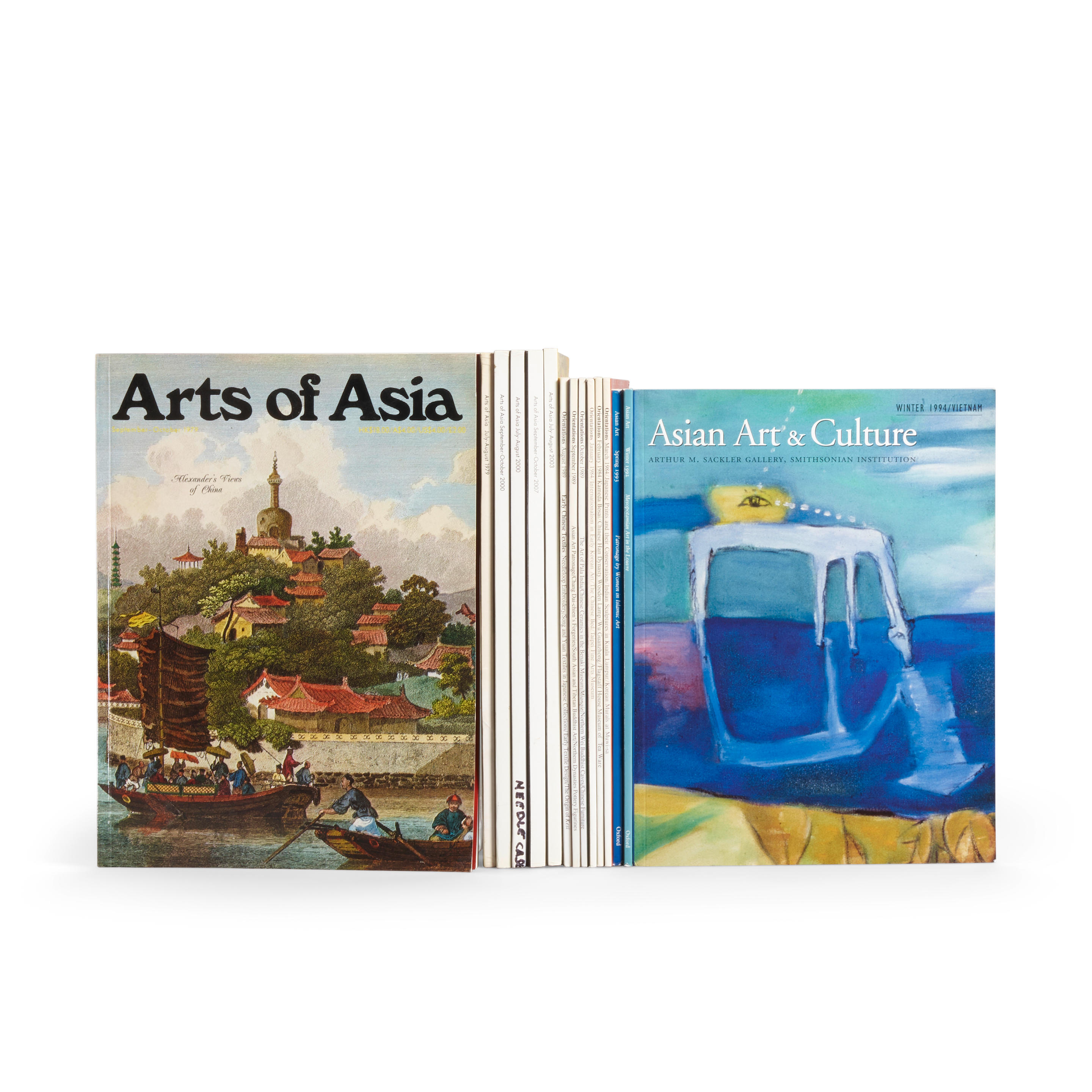 A GROUP OF 322 ASIAN ART JOURNALS