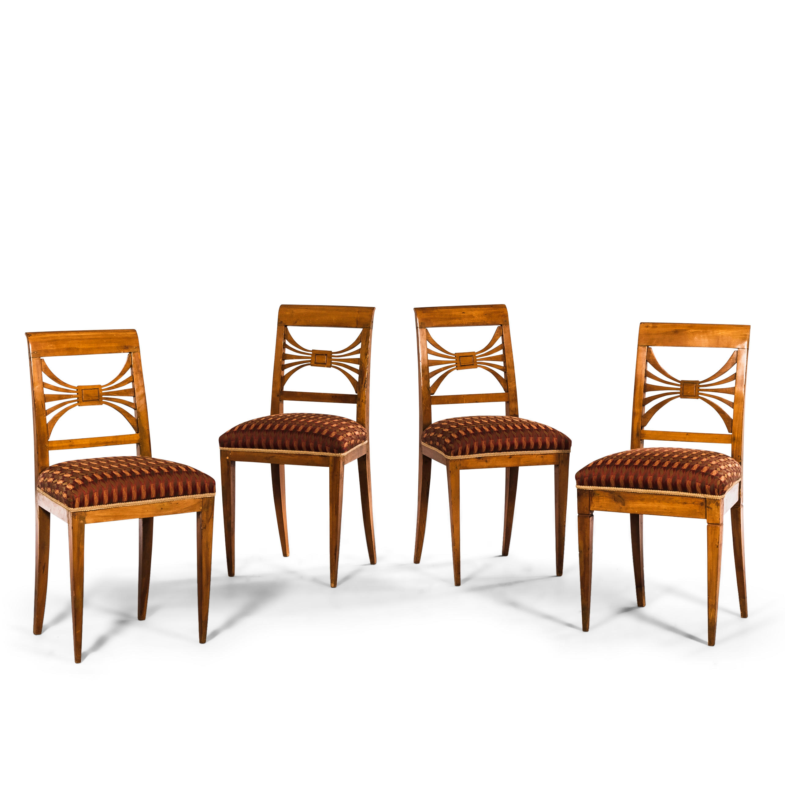 SET OF FOUR BIEDERMEIER SIDE CHAIRS  3aeb15