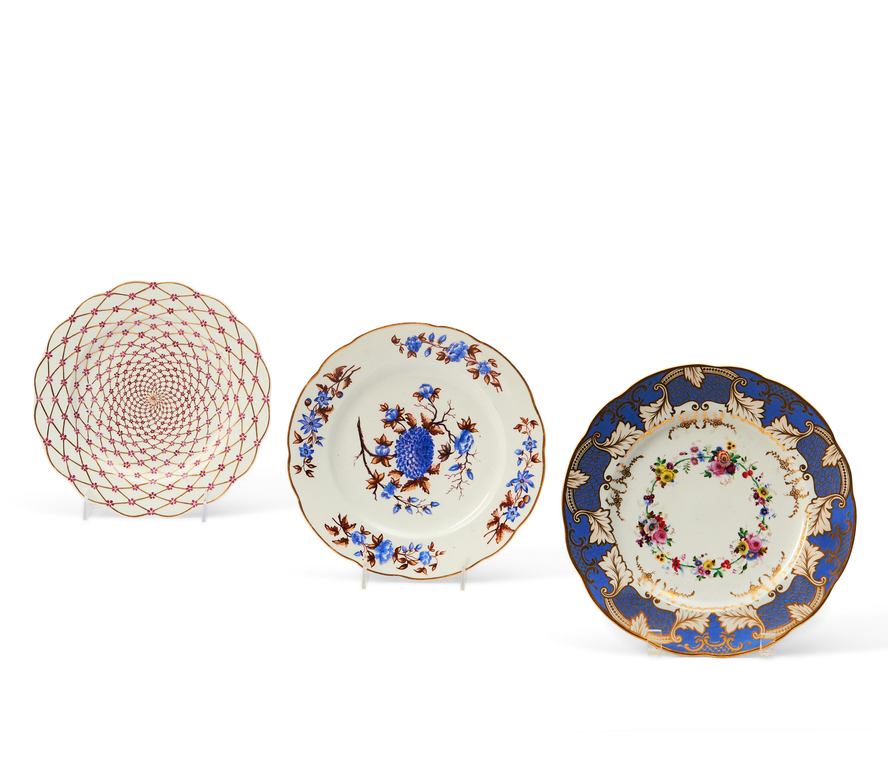 THREE RUSSIAN IMPERIAL PORCELAIN