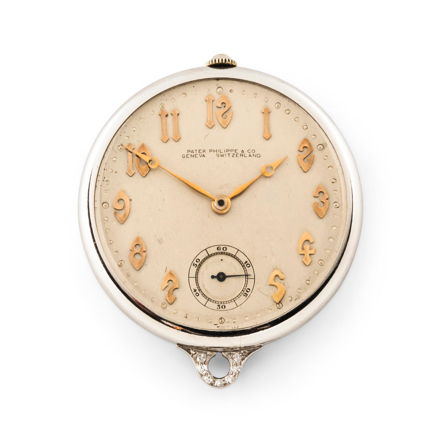 PATEK PHILIPPE PLATINUM OPEN FACE 3aeb77