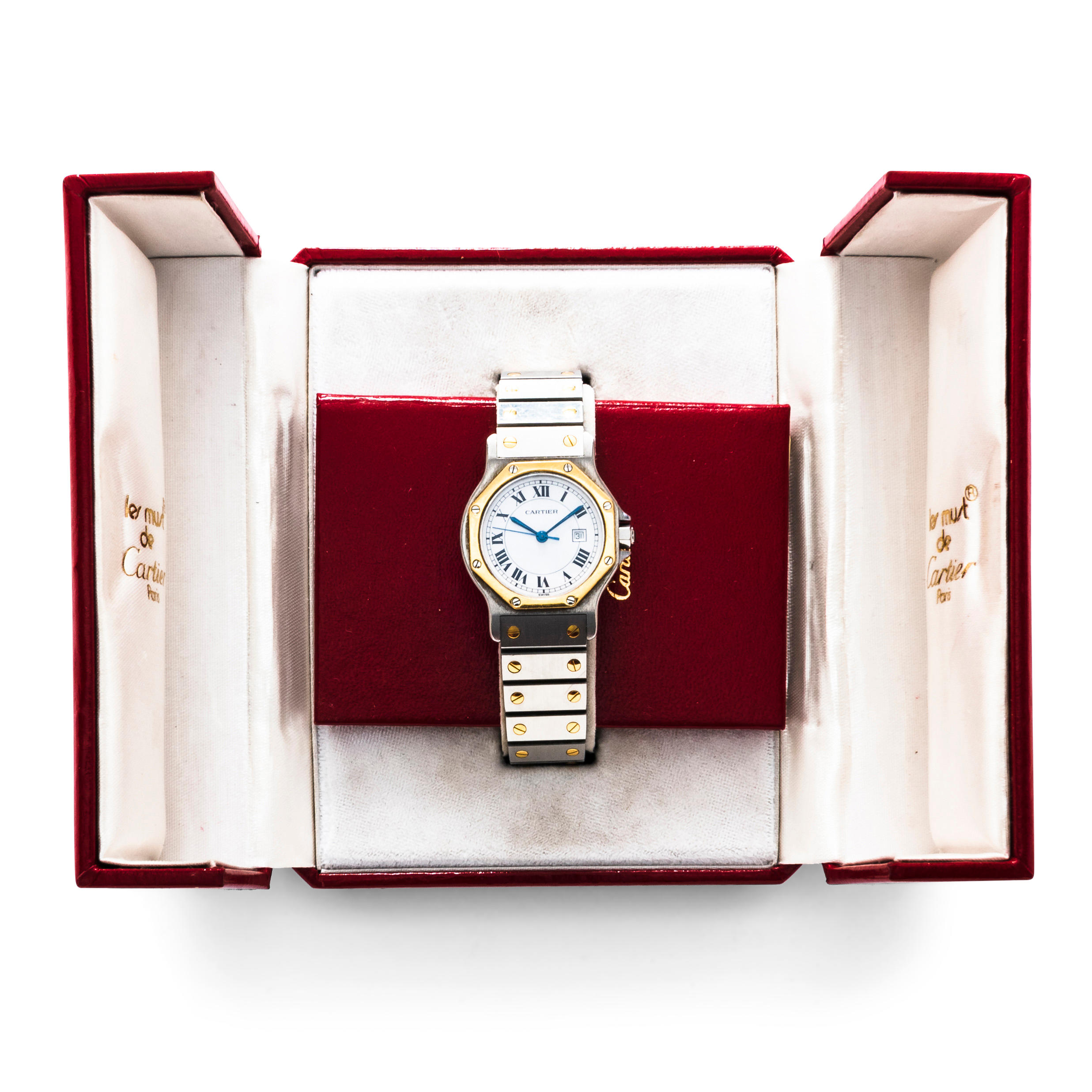 CARTIER TWO-TONE SANTOS AUTOMATIC