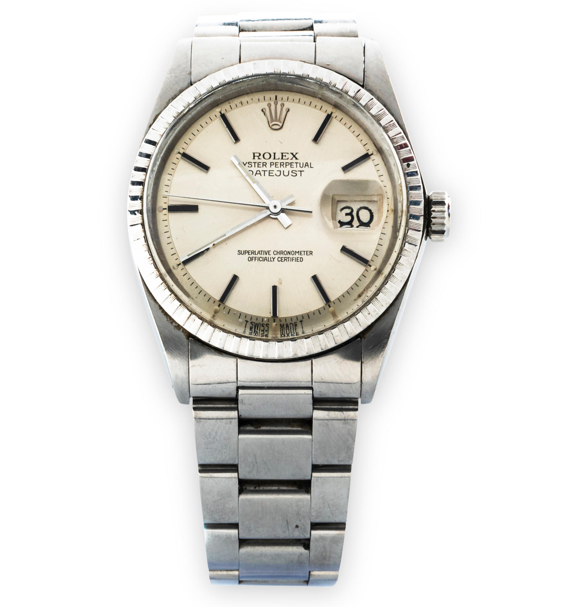 ROLEX STAINLESS STEEL DATEJUST