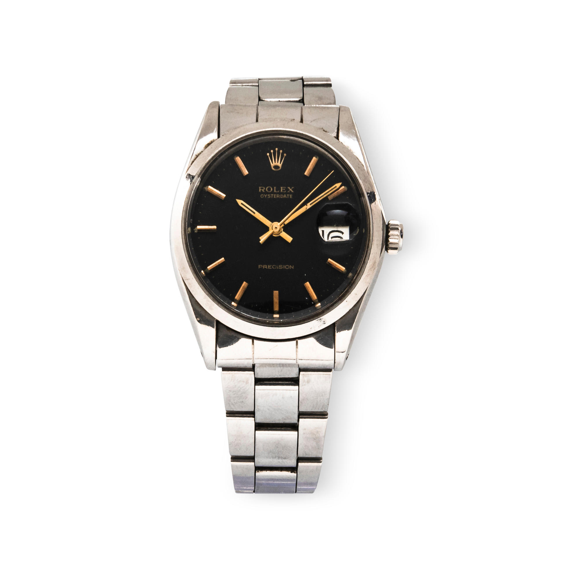 ROLEX STAINLESS STEEL WRISTWATCH