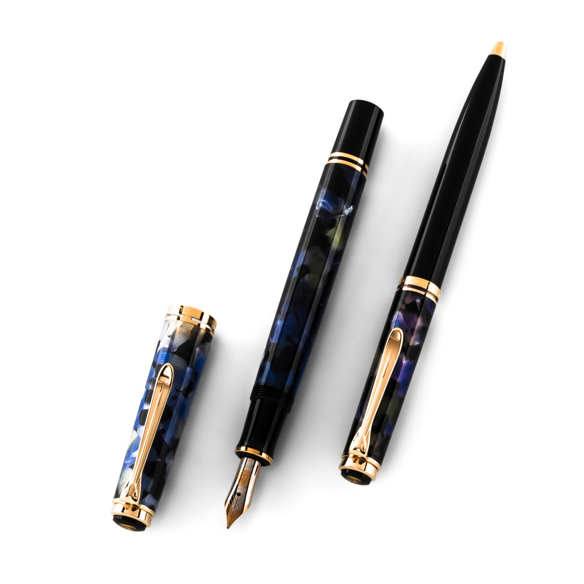 TWO PELIKAN PENS An M805 fountain