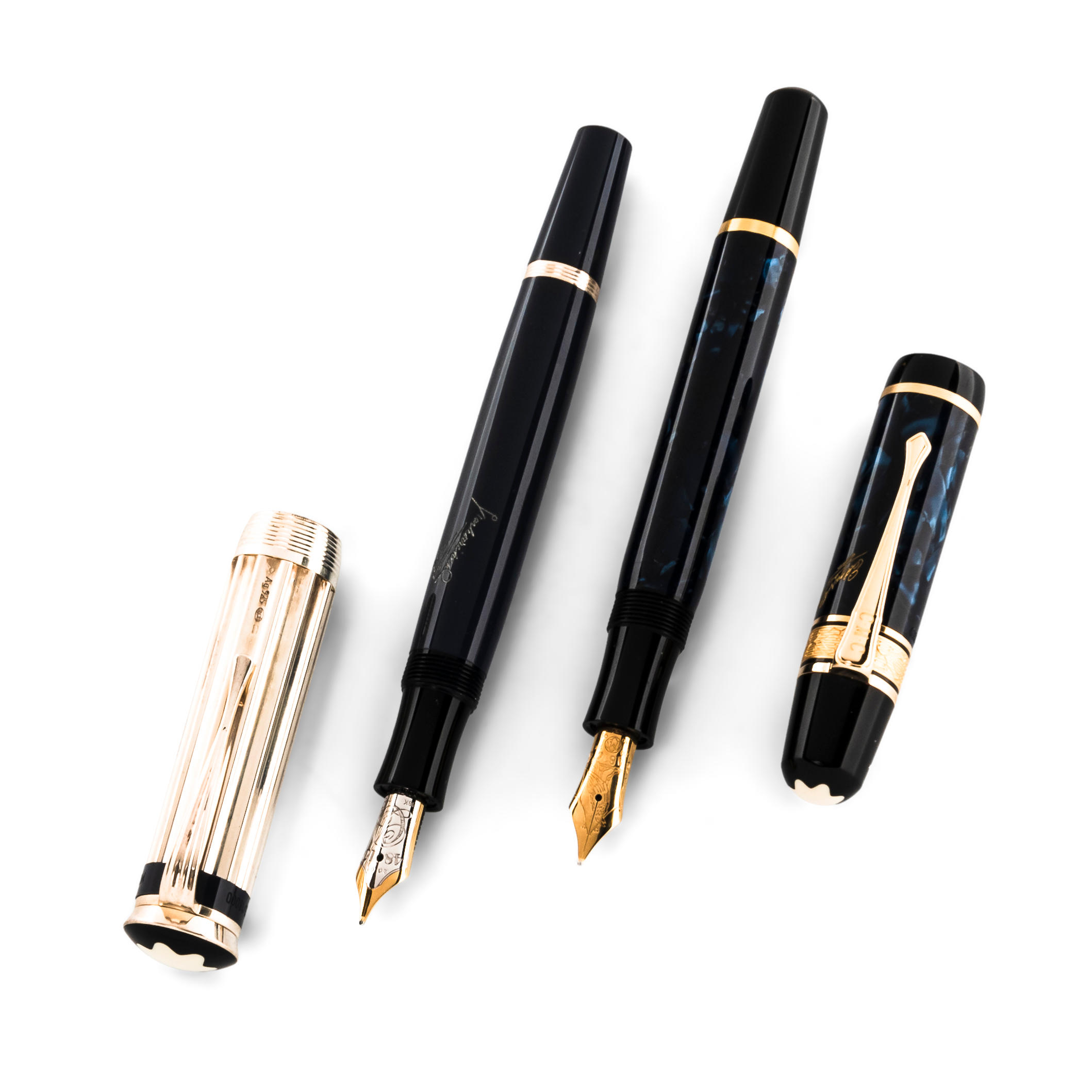 TWO LIMITED EDITION MONTBLANC WRITERS