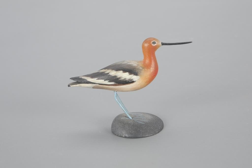 MINIATURE AVOCETA. Elmer Crowell (1862-1952)
East