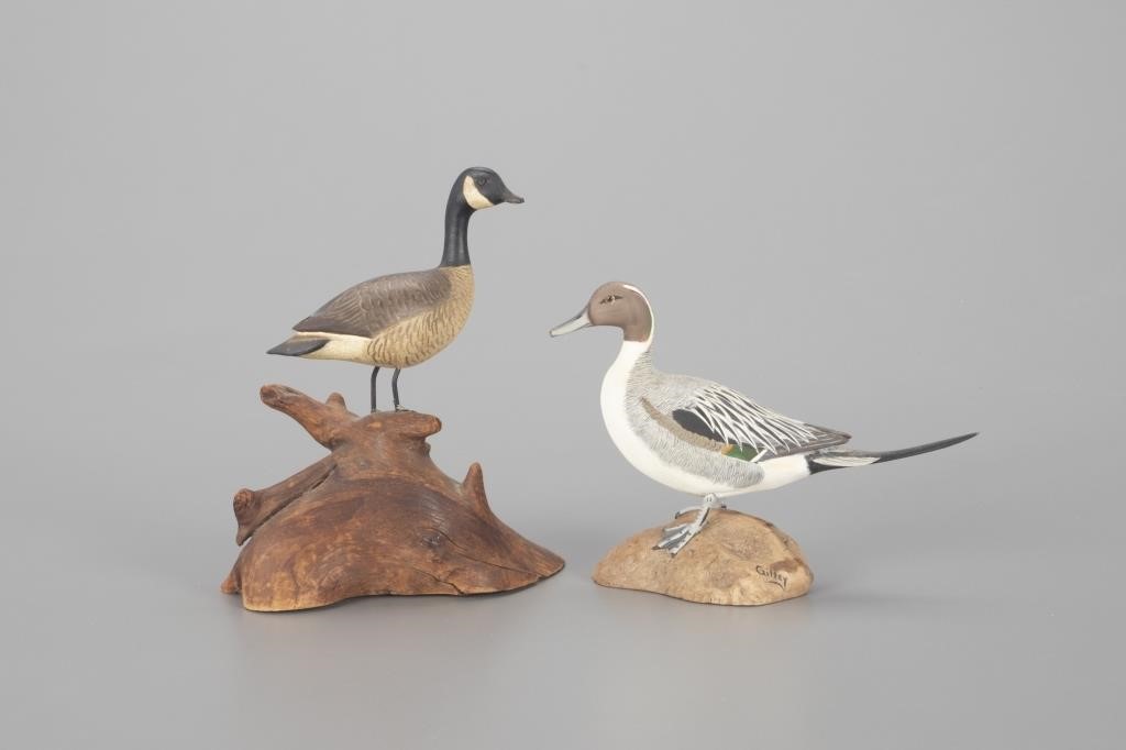 MINIATURE GOOSE AND PINTAILWendell