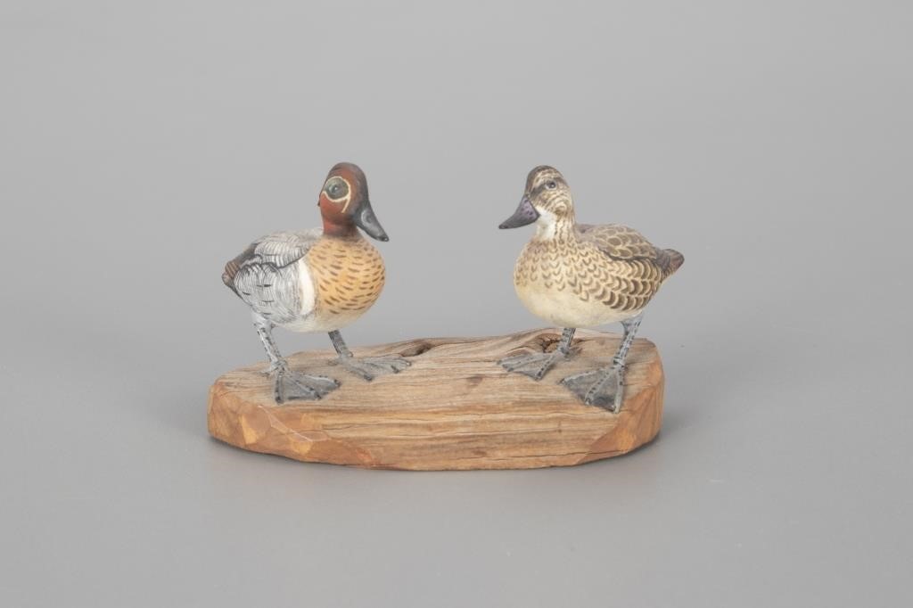 MINIATURE GREEN WINGED TEAL PAIRHarry 3aee10