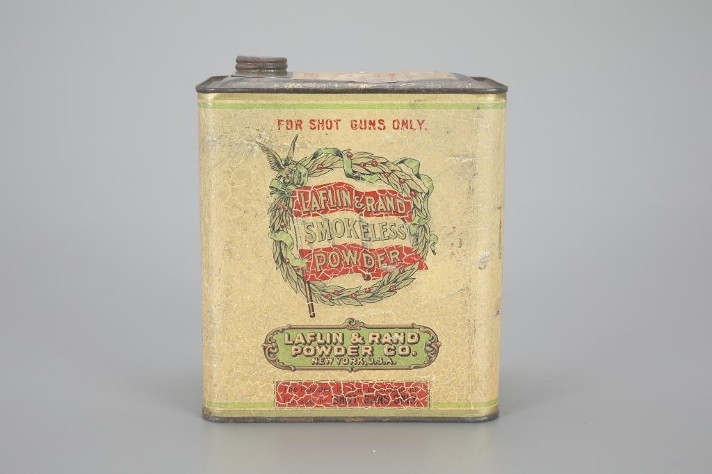 ONE LAFLIN & RAND POWDER TIN7 1/4