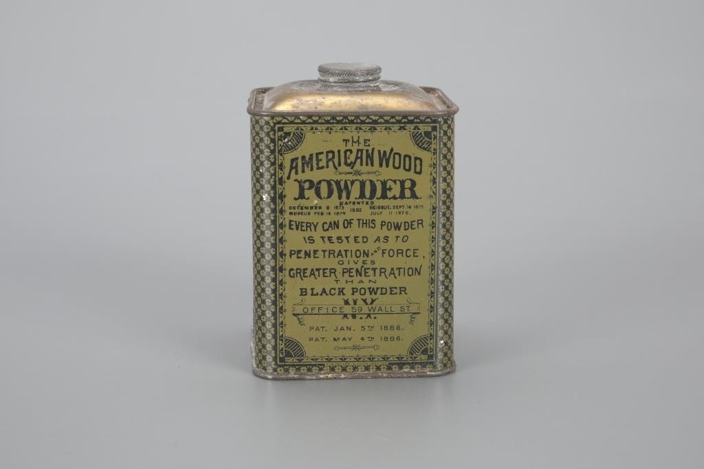 ONE AMERICAN WOOD POWDER TIN4 1/2