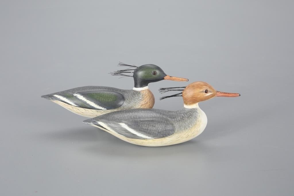 MINIATURE MERGANSER PAIRSteve Weaver 3af04c