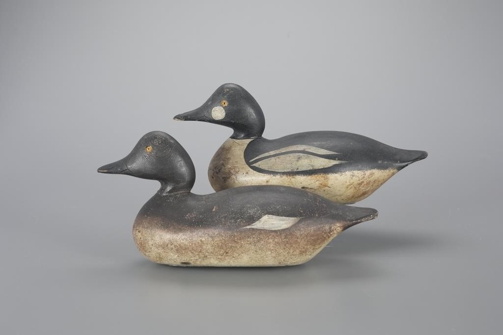 EARLY GOLDENEYE PAIRMason Decoy