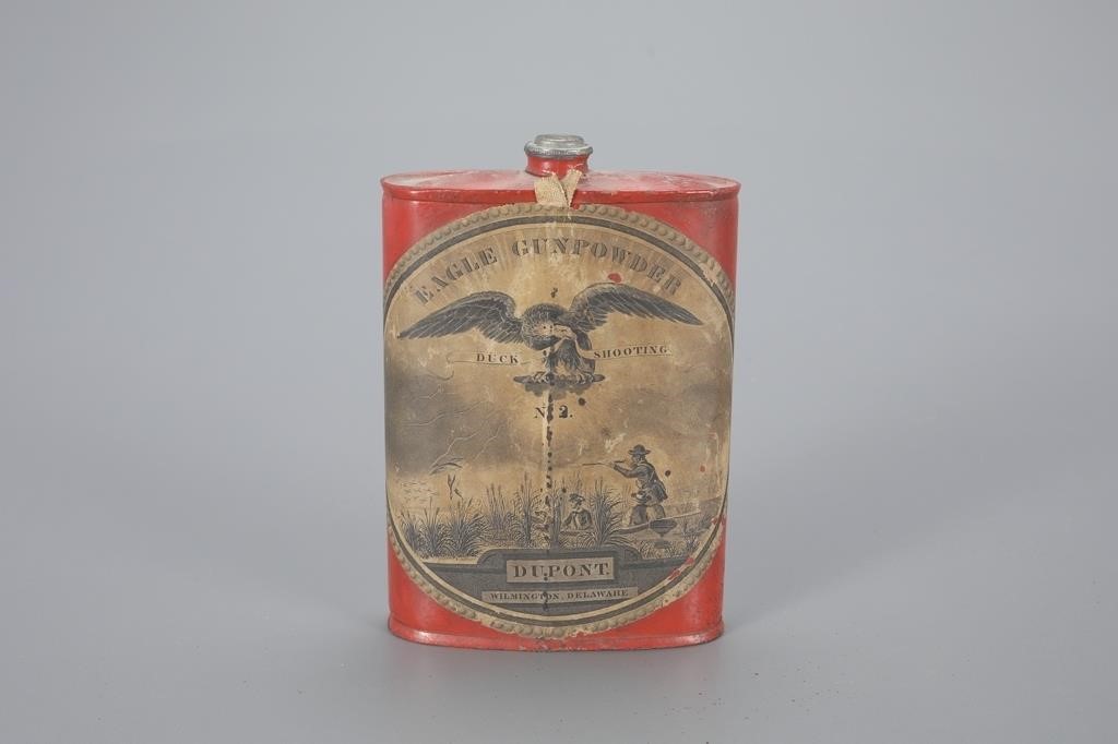 ONE DUPONT EAGLE GUNPOWDER TIN6