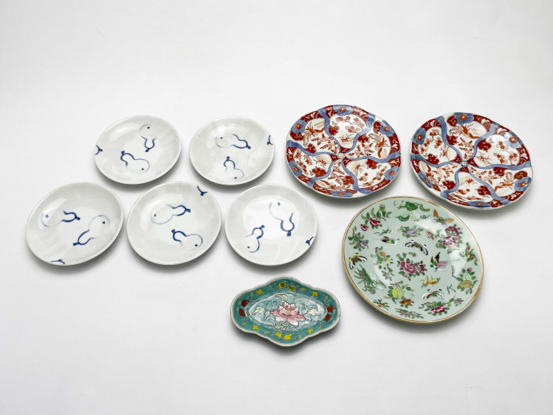 CHINESE AND JAPANESE PLATES, GROUP