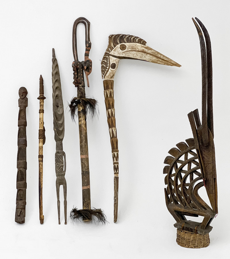 ABORIGINAL AND AFRICAN STAFFS AND 3af183