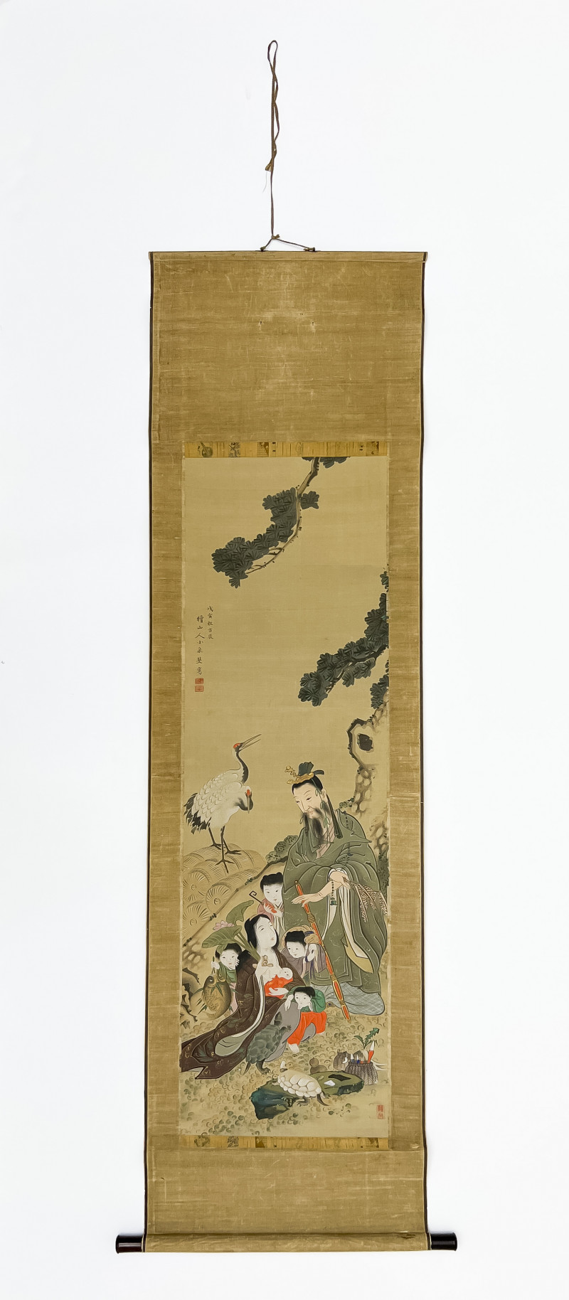 JAPANESE HANGING SCROLL, MOTHER,