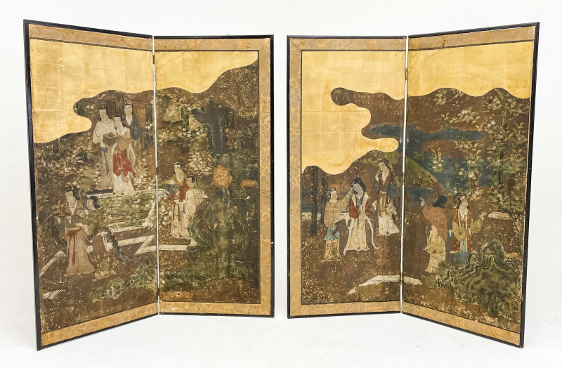 JAPANESE FOUR PANEL SCREENpanel