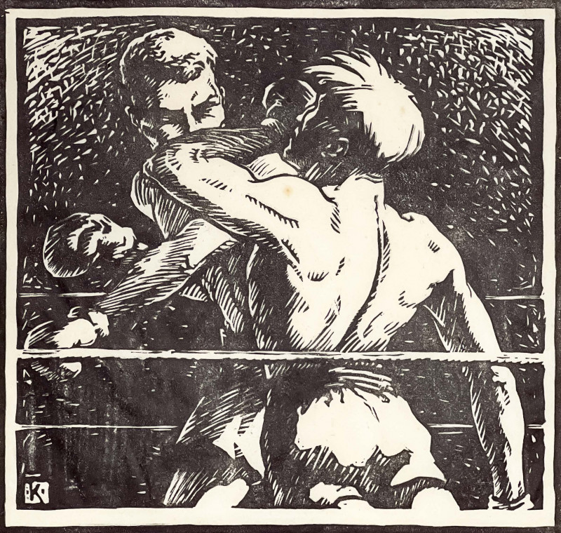 ARTIST UNKNOWN - KNOCKOUTlinocutsheet: