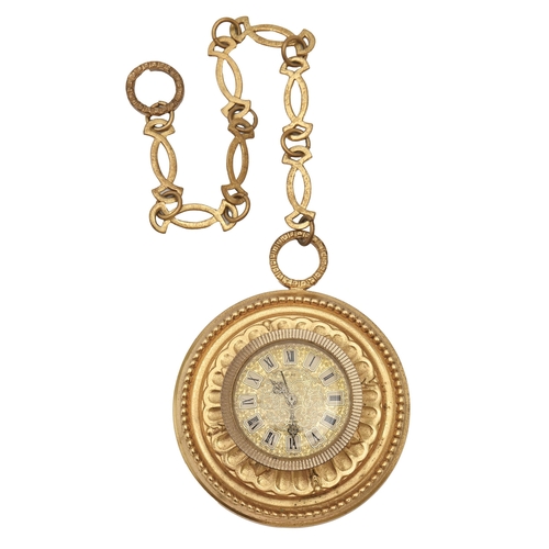 A novelty gilt-metal timepiece