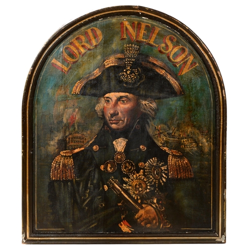 Folk Art. The Lord Nelson pub sign, painted