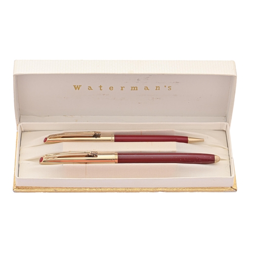 A Waterman 503 fountain pen and pencil