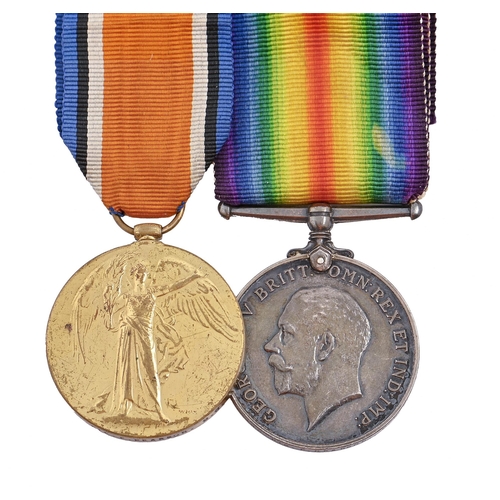 WWI, pair, British War Medal and Victory