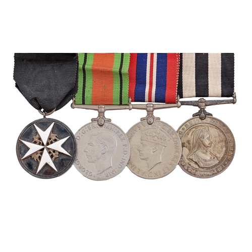 Defence Medal and War Medal and two